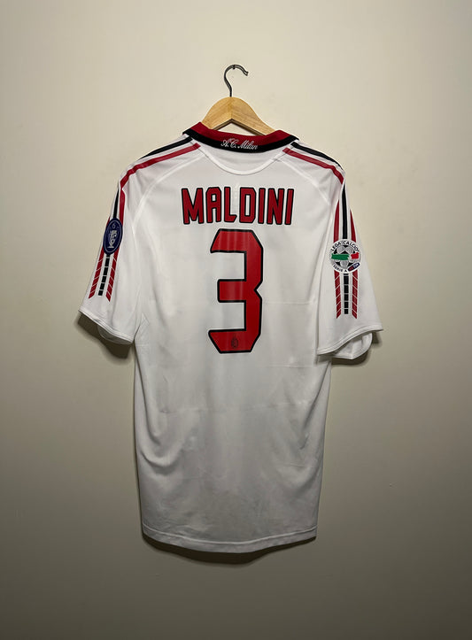 Paolo Maldini AC Milan 2003-04 away football shirt (M)