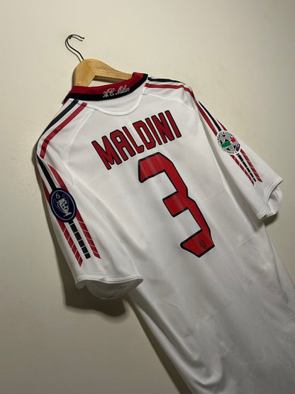 Paolo Maldini AC Milan 2003-04 away football shirt (M)