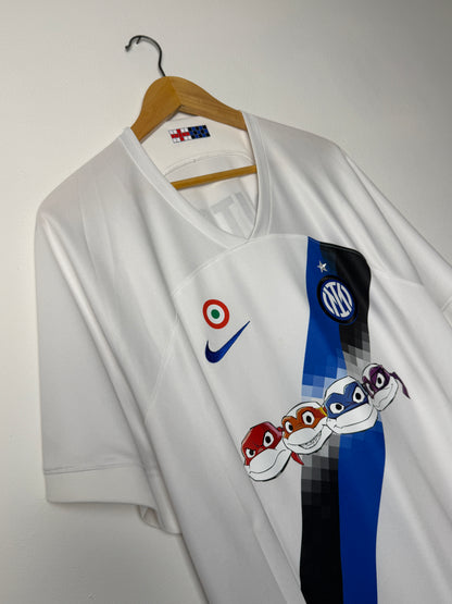 Lautaro Martinez Inter Milan 2023-24 away football shirt (XL)