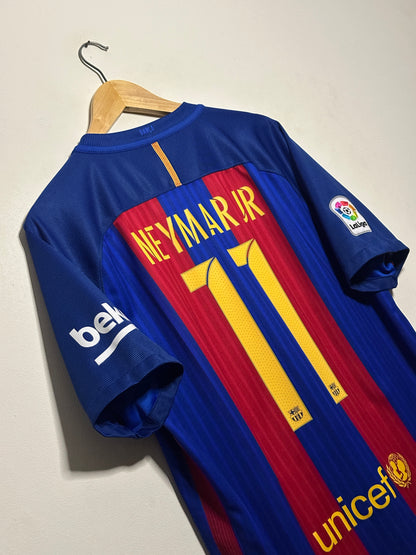 Neymar JR FC Barcelona 2016-17 home football shirt (L)