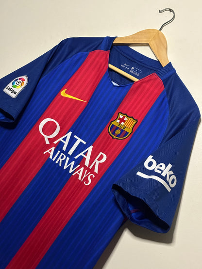 Neymar JR FC Barcelona 2016-17 home football shirt (L)