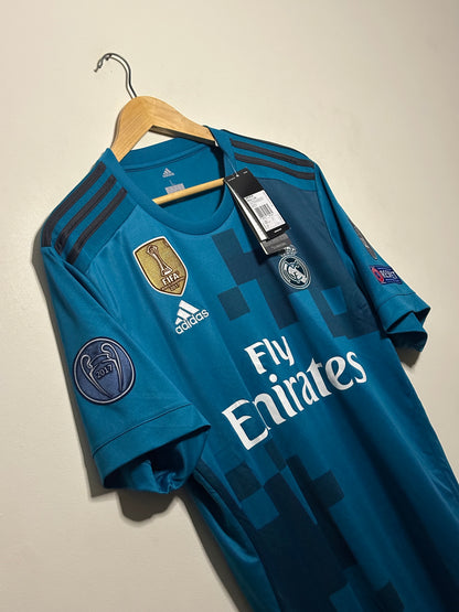 Cristiano Ronaldo Real Madrid CF 2017-18 third football shirt (L)