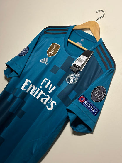 Cristiano Ronaldo Real Madrid CF 2017-18 third football shirt (L)