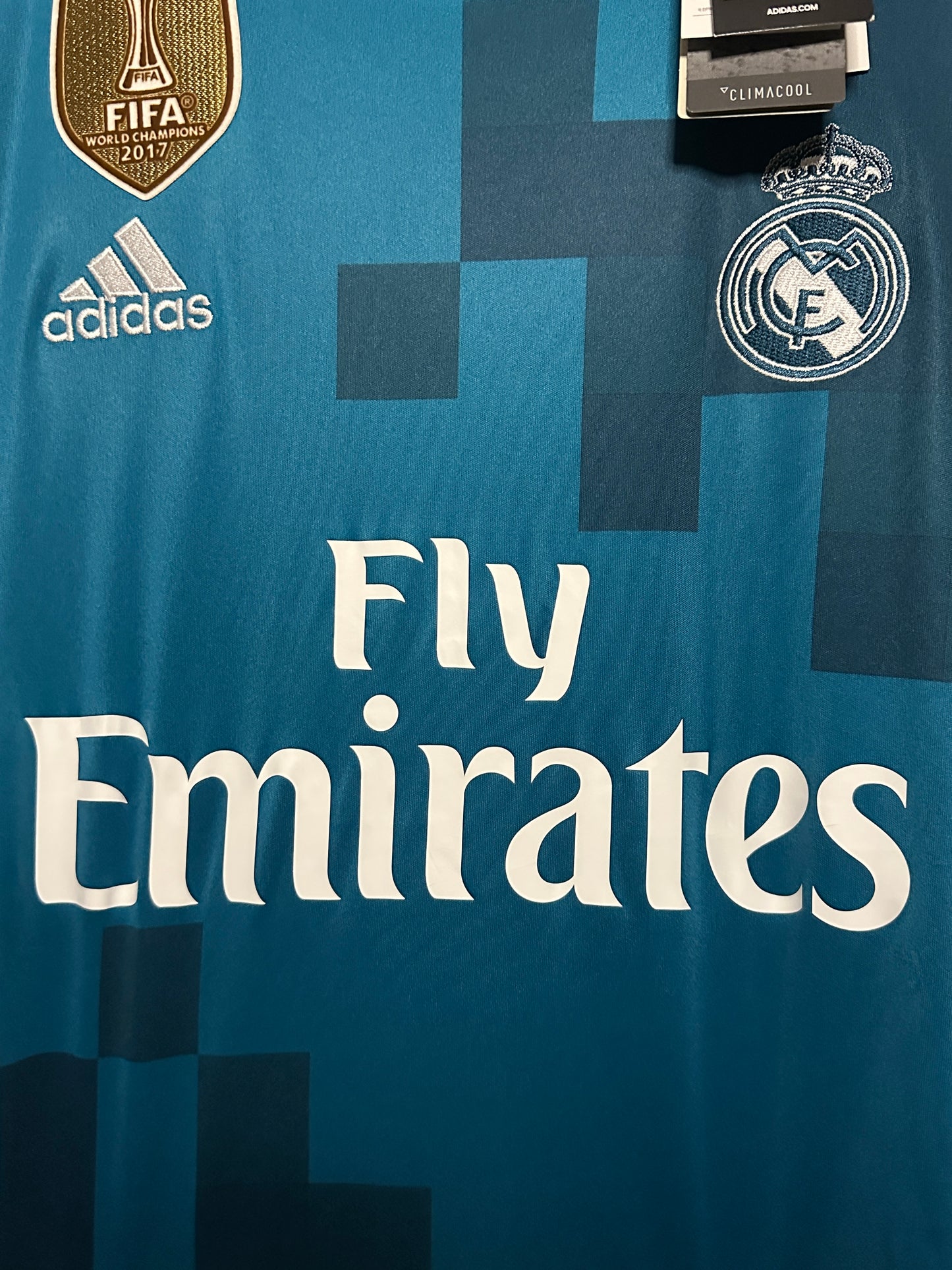 Cristiano Ronaldo Real Madrid CF 2017-18 third football shirt (L)