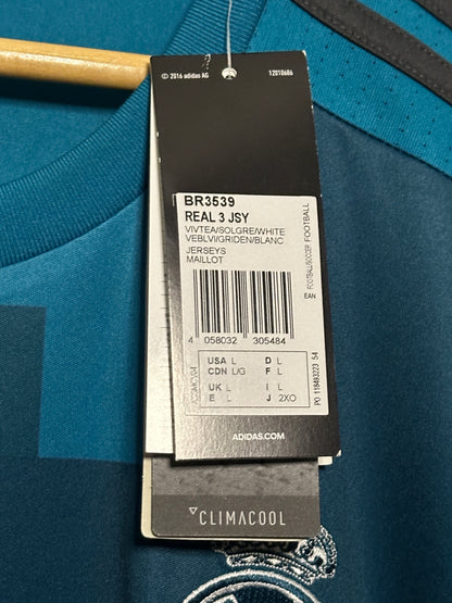 Cristiano Ronaldo Real Madrid CF 2017-18 third football shirt (L)