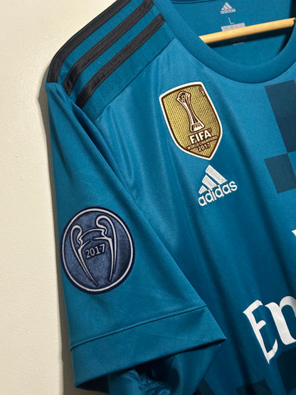 Cristiano Ronaldo Real Madrid CF 2017-18 third football shirt (L)