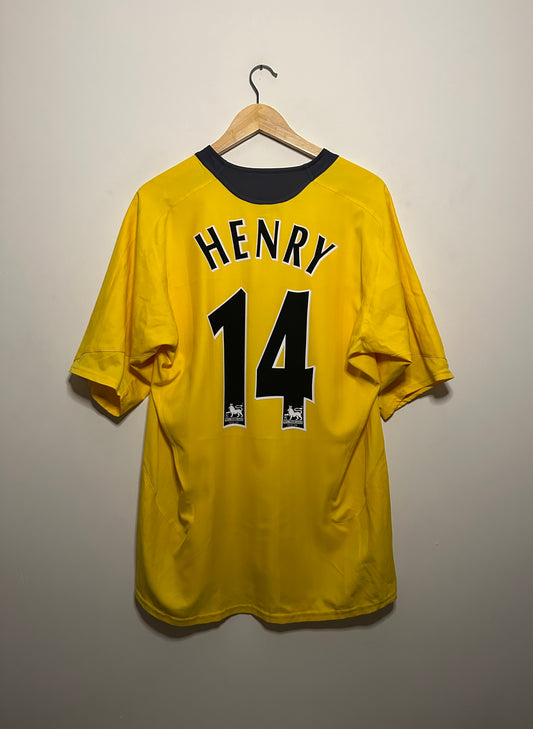 Thierry Henry Arsenal FC 2005-06 away football shirt (L)