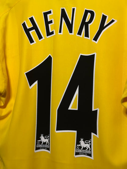 Thierry Henry Arsenal FC 2005-06 away football shirt (L)