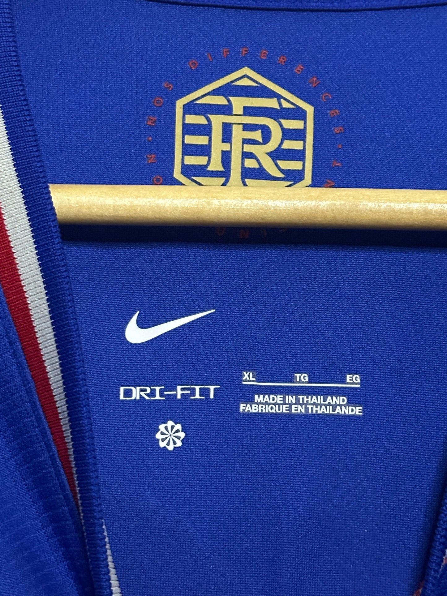 Kylian Mbappe France Euro 2024 home football shirt (XL)