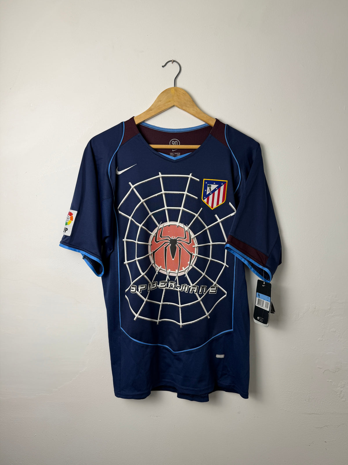 Fernando Torres Atletico Madrid 2004-05 away 'SPIDER-MAN 2' football shirt (M)