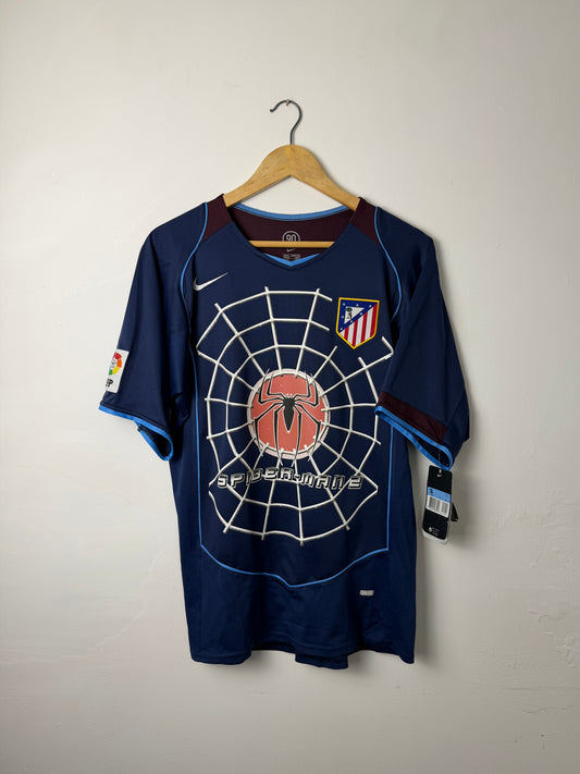 Fernando Torres Atletico Madrid 2004-05 away 'SPIDER-MAN 2' football shirt (M)