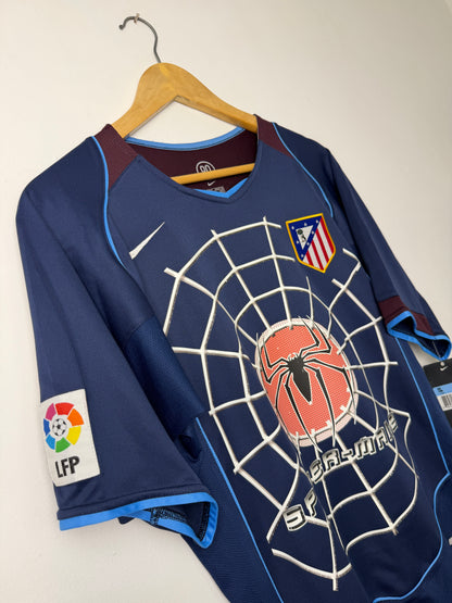 Fernando Torres Atletico Madrid 2004-05 away 'SPIDER-MAN 2' football shirt (M)
