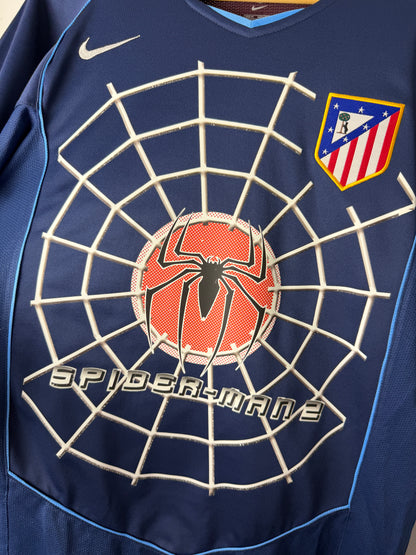 Fernando Torres Atletico Madrid 2004-05 away 'SPIDER-MAN 2' football shirt (M)