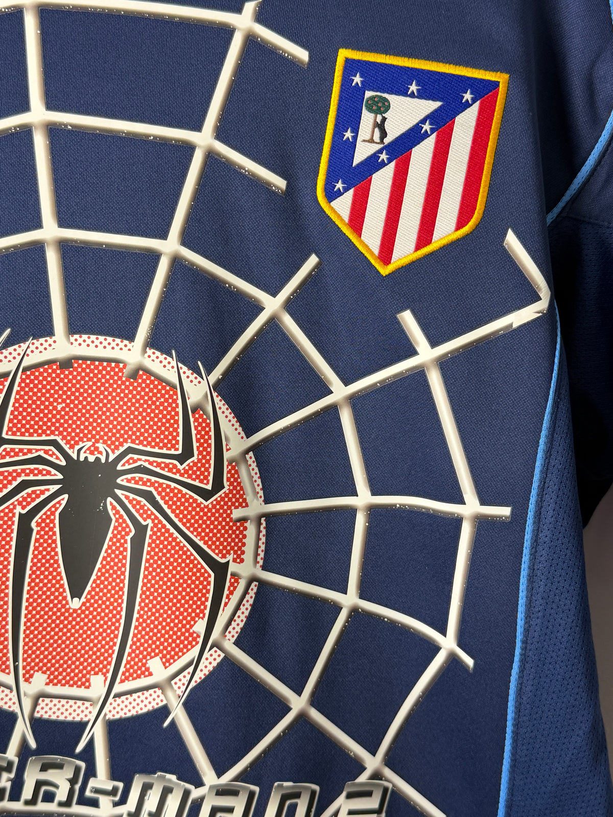 Fernando Torres Atletico Madrid 2004-05 away 'SPIDER-MAN 2' football shirt (M)