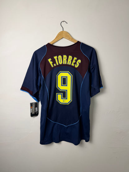Fernando Torres Atletico Madrid 2004-05 away 'SPIDER-MAN 2' football shirt (M)