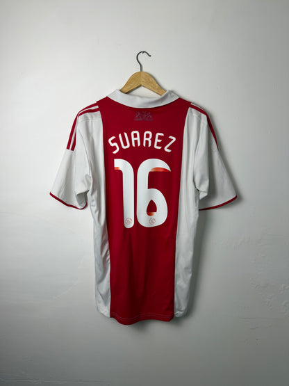 Luis Suarez AFC Ajax 2008-09 home football shirt (M)