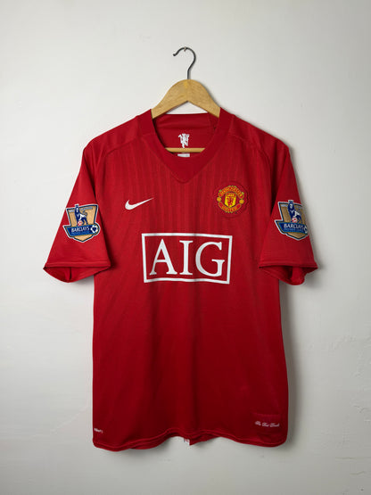 Cristiano Ronaldo Manchester United 2007-09 home football shirt (M)