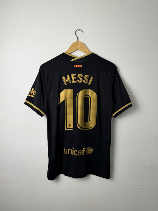 Lionel Messi FC Barcelona 2020-21 away football shirt (M)