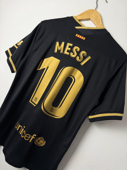 Lionel Messi FC Barcelona 2020-21 away football shirt (M)