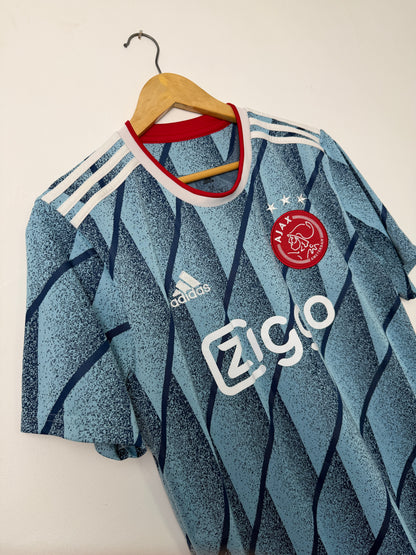 Ryan Gravenberch AFC Ajax 2020-21 away football shirt (M)