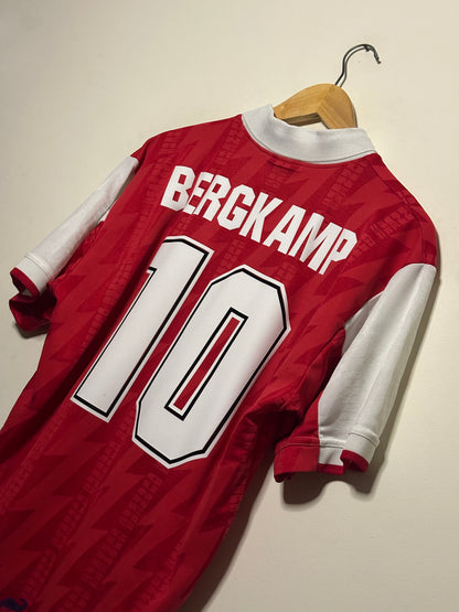 Dennis Bergkamp Arsenal FC 1995-96 home football shirt (M)