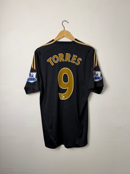 Fernando Torres Liverpool FC 2009-10 away football shirt (L)