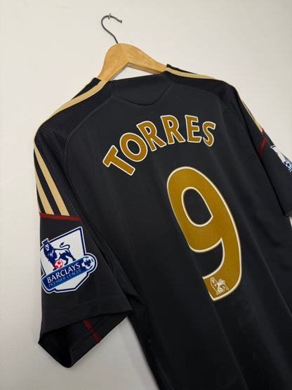 Fernando Torres Liverpool FC 2009-10 away football shirt (L)