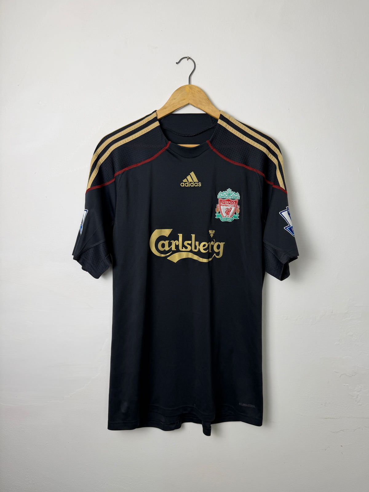 Fernando Torres Liverpool FC 2009-10 away football shirt (L)