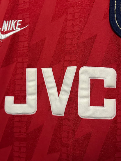 Dennis Bergkamp Arsenal FC 1995-96 home football shirt (M)