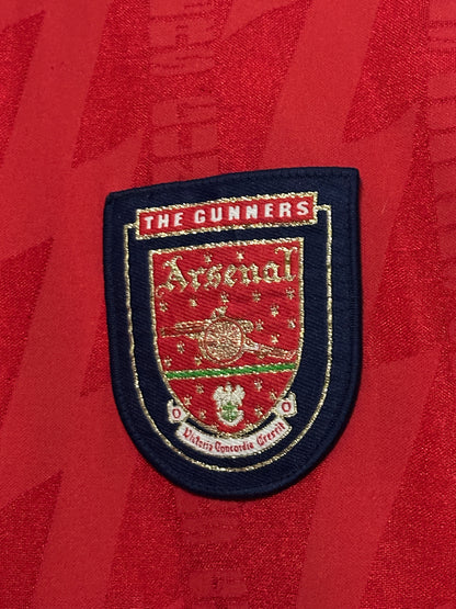 Dennis Bergkamp Arsenal FC 1995-96 home football shirt (M)
