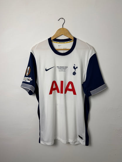 Micky Van De Ven Tottenham Hotspur 2024-25 Europa League final home football shirt (L)