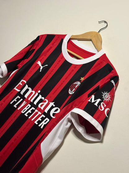 Rafa Leao AC Milan 2024-25 home football shirt (M)