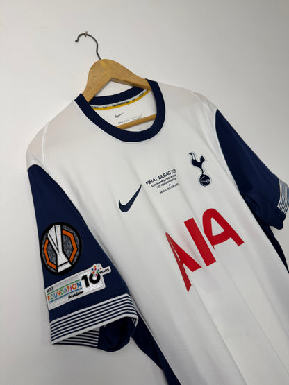 Micky Van De Ven Tottenham Hotspur 2024-25 Europa League final home football shirt (L)