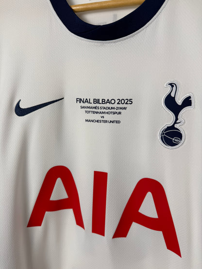 Micky Van De Ven Tottenham Hotspur 2024-25 Europa League final home football shirt (L)