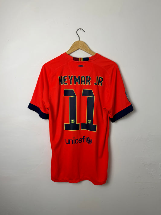 Neymar JR FC Barcelona 2014-15 away football shirt (L)