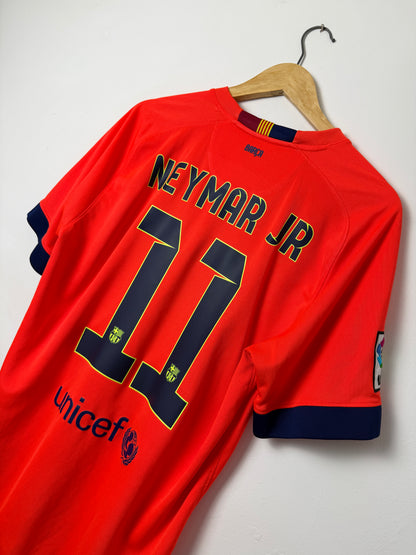 Neymar JR FC Barcelona 2014-15 away football shirt (L)