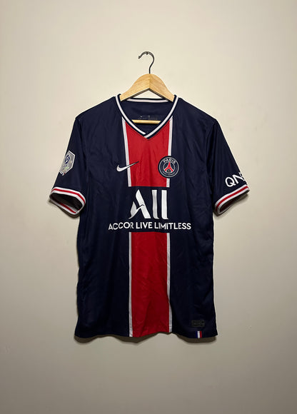 Neymar JR PSG 2020-21 home football shirt (M)