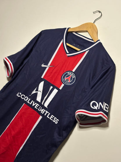 Neymar JR PSG 2020-21 home football shirt (M)