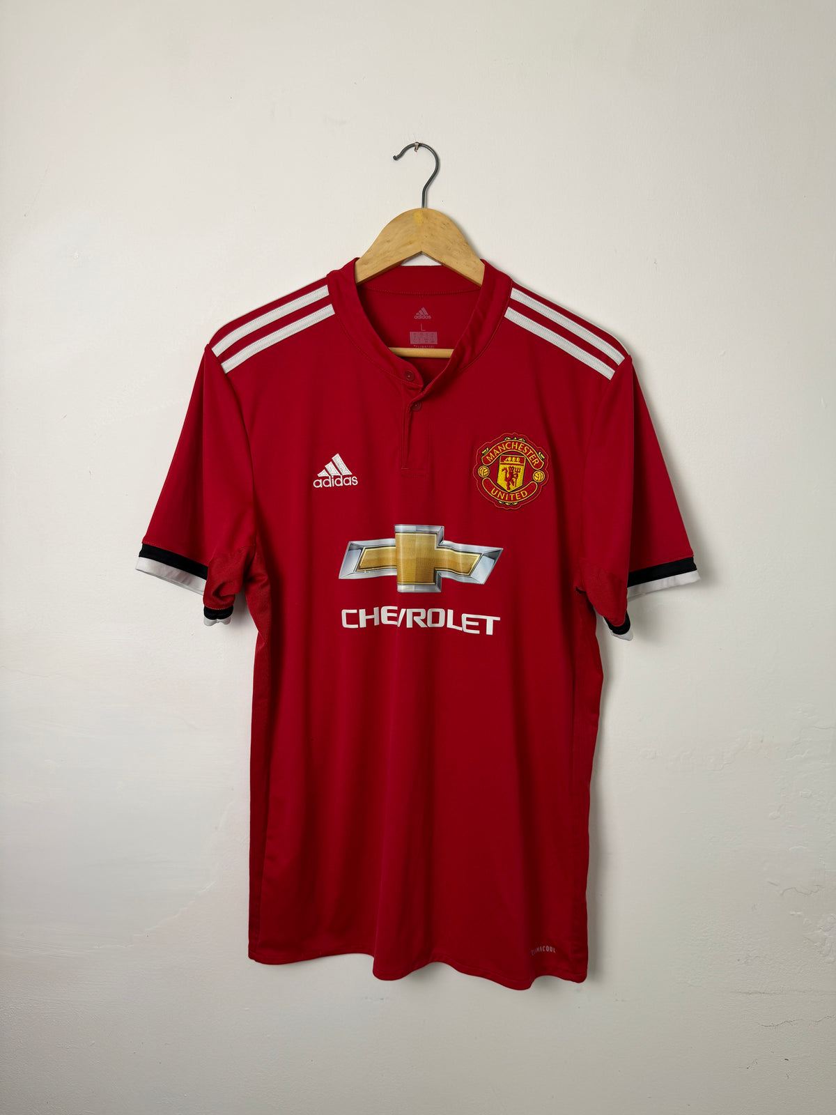 Marcus Rashford Manchester United 2017-18 home football shirt (L)
