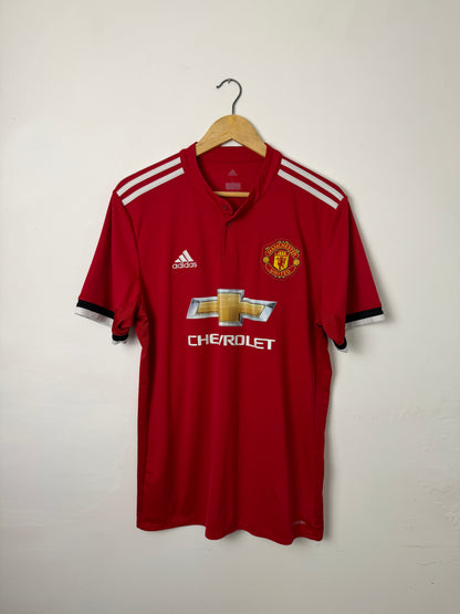 Marcus Rashford Manchester United 2017-18 home football shirt (L)