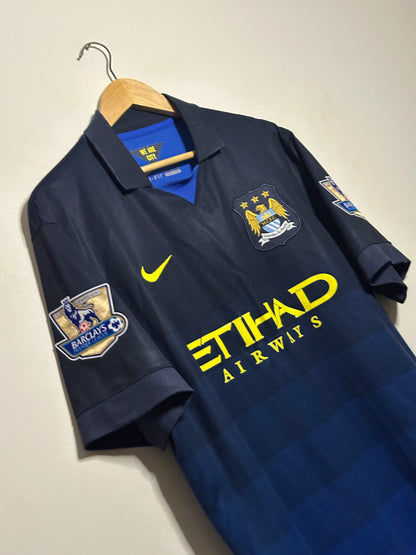 Yaya Toure Manchester City FC 2014-15 away football shirt (XL)