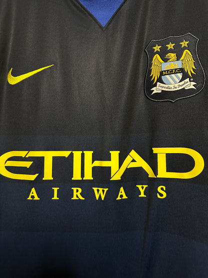 Yaya Toure Manchester City FC 2014-15 away football shirt (XL)