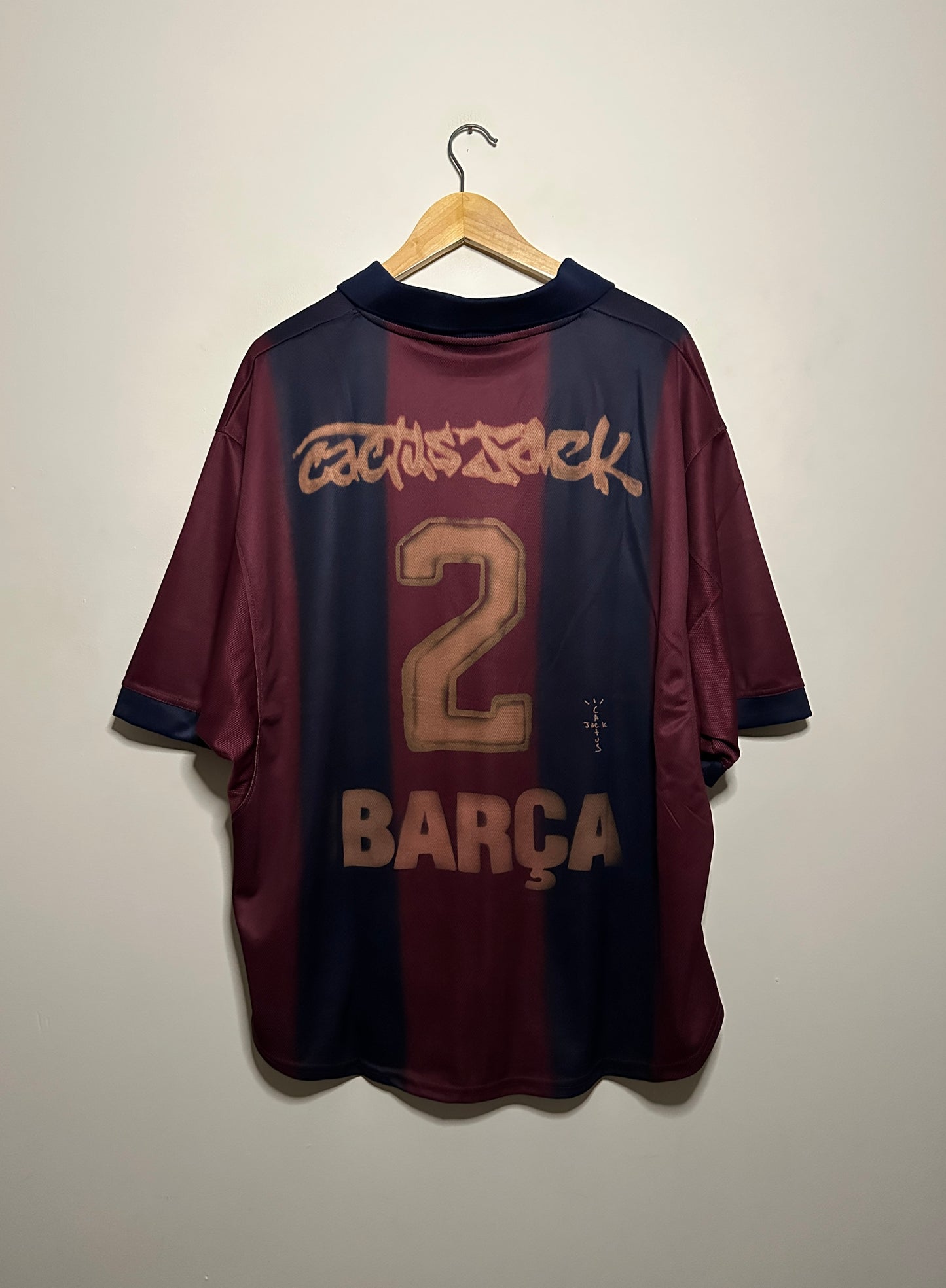 FC Barcelona x Travis Scott Cactus Jack limited edition football shirt (XXL)