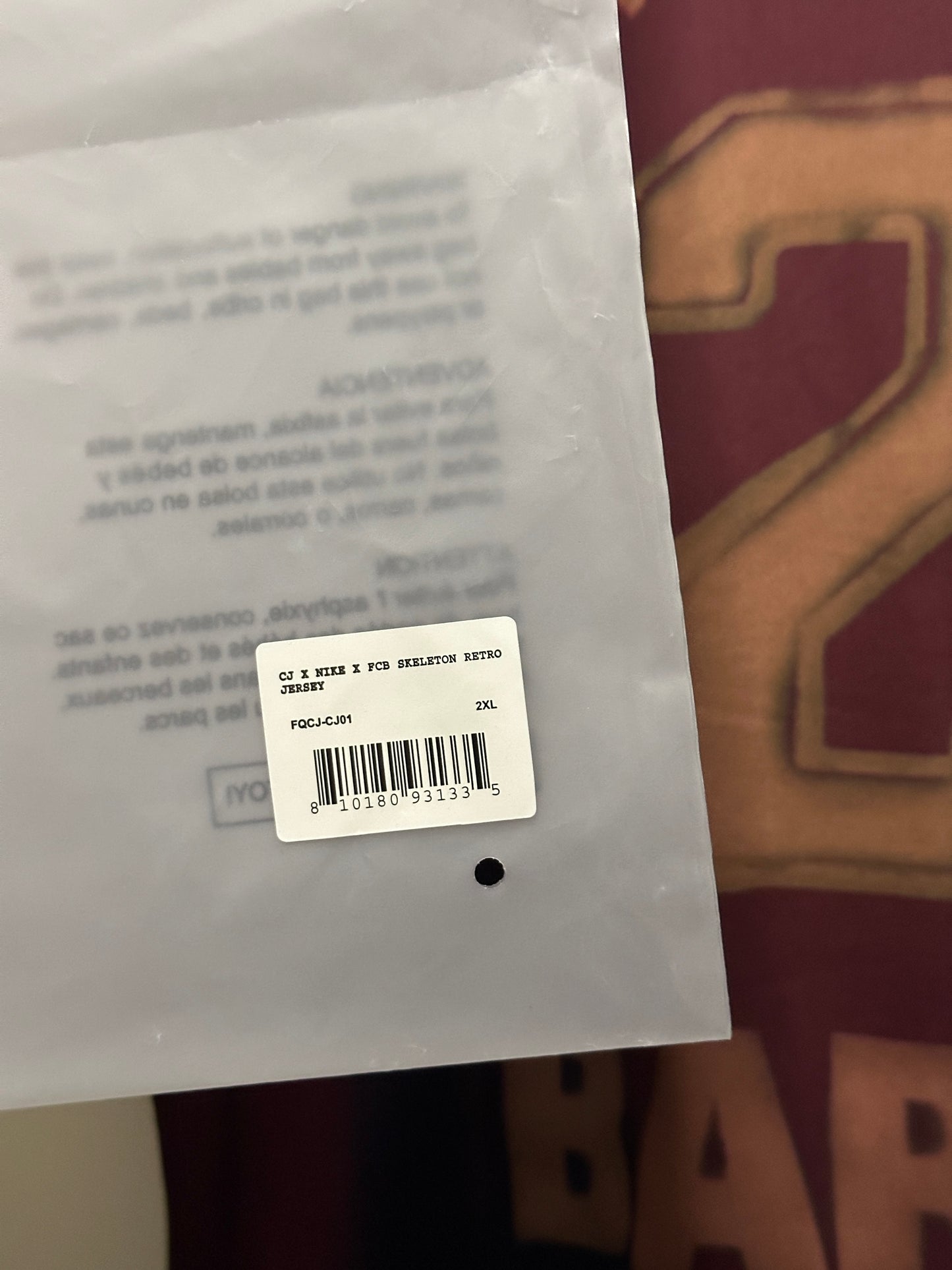 FC Barcelona x Travis Scott Cactus Jack limited edition football shirt (XXL)