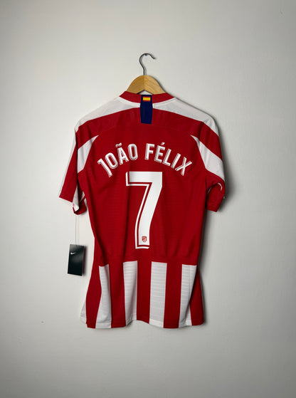 Joao Felix Atletico Madrid 2019-20 player spec home football shirt (M)