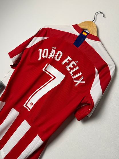 Joao Felix Atletico Madrid 2019-20 player spec home football shirt (M)