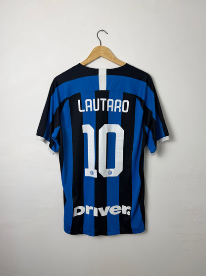 Lautaro Martinez Inter Milan VAPORKNIT 2019-20 home football shirt (XL)