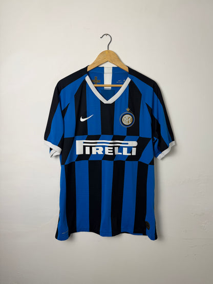 Lautaro Martinez Inter Milan VAPORKNIT 2019-20 home football shirt (XL)