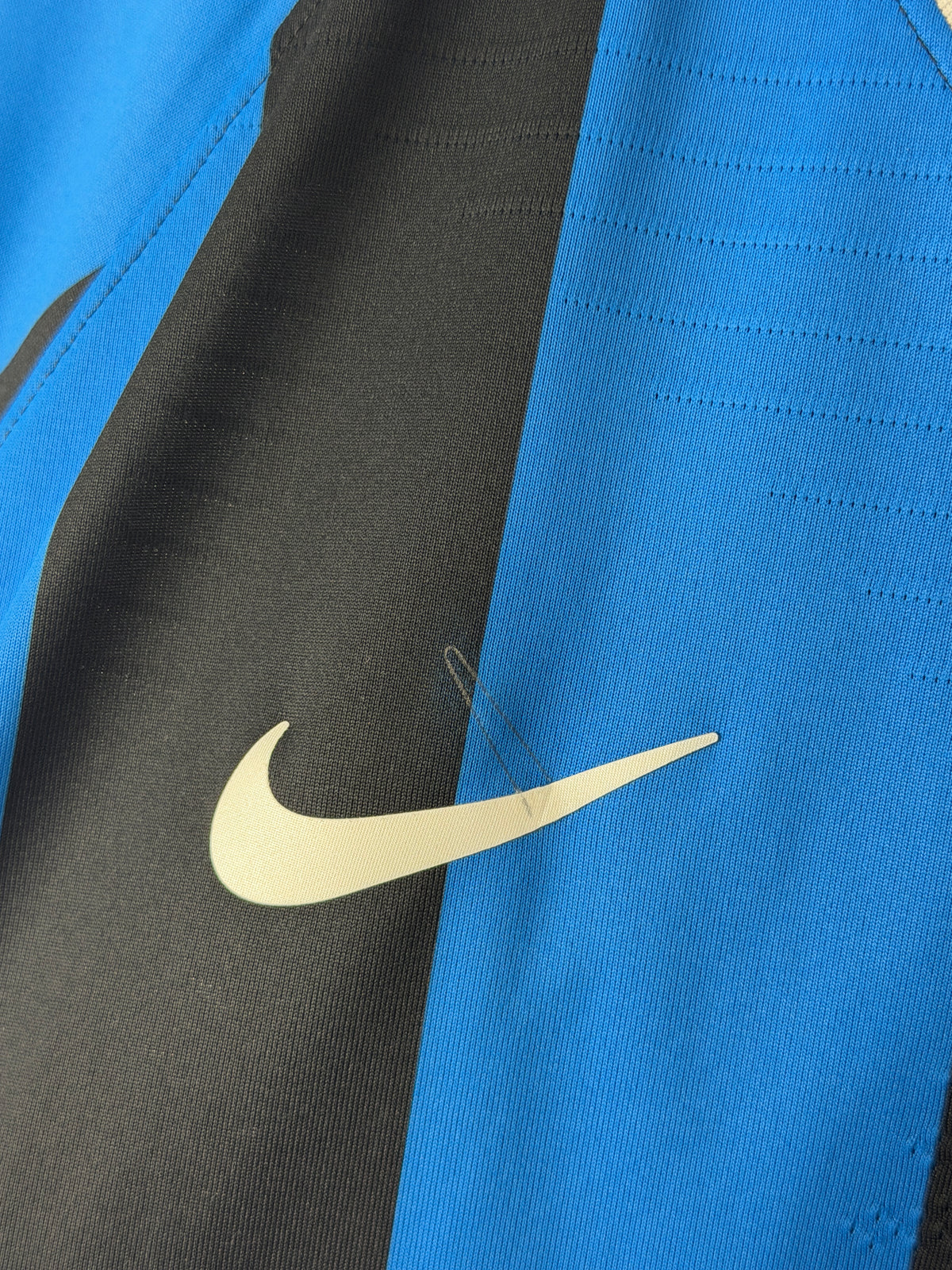 Lautaro Martinez Inter Milan VAPORKNIT 2019-20 home football shirt (XL)