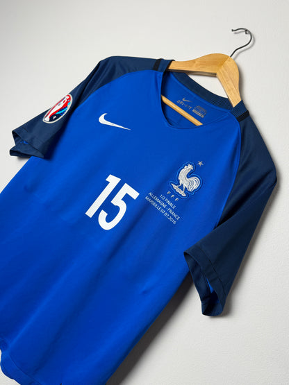 Paul Pogba France 2016 Euro home football shirt (M)